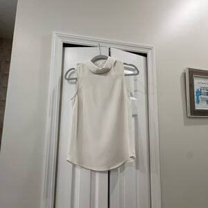 H&M Ivory Sleeveless Top